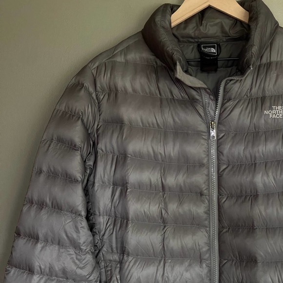 The North Face Puffer Coat Grey Size XL 700 Fill Parka Warm Comfortable Classic - Picture 8 of 16